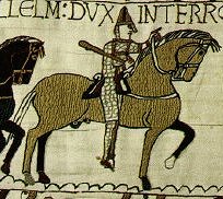 Darstellung Wilhelms auf dem Teppich von Bayeux
	  (um 1077)